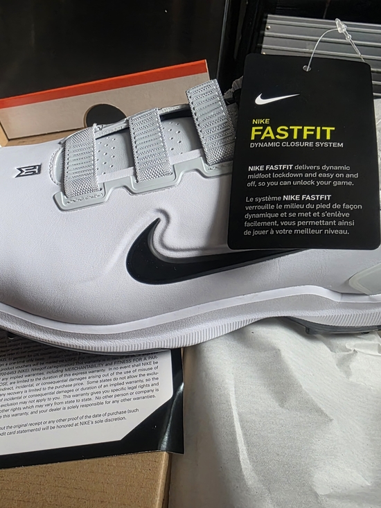 Nike Other - Nike Tiger Woods TW71 Fast Fit Golf Cleats Shoes White